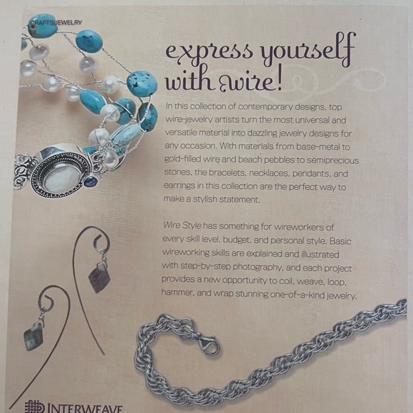 Wire Style 50 Unique DIY Jewelry Designs Using Wire Book - Picture 2 of 6